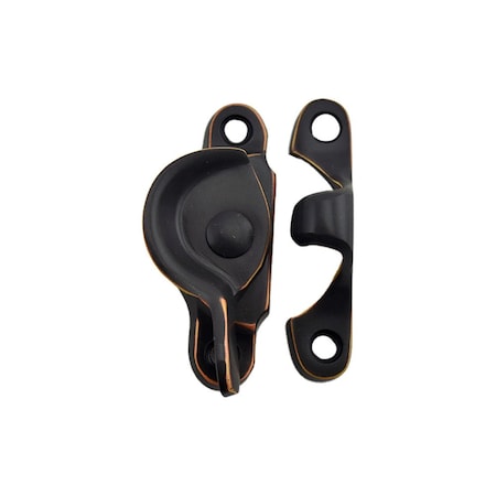 Ives Commercial Solid Brass Window Lock Aged Bronze Finish 07B716